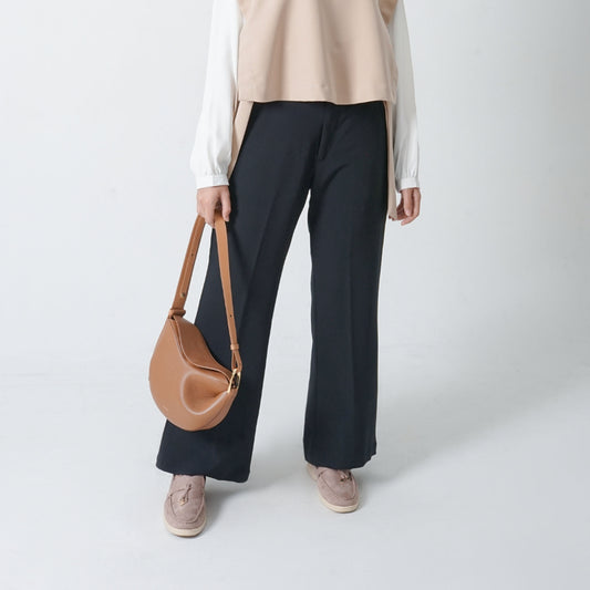 Hijaberies - Flare Pants (Celana Flare Wanita Bahan Polyester Ringan)