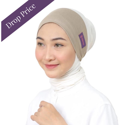 Hijaberies -  Inner Hijab Bandana (Ciput Model Head Band Ringan dan Anti Pusing)