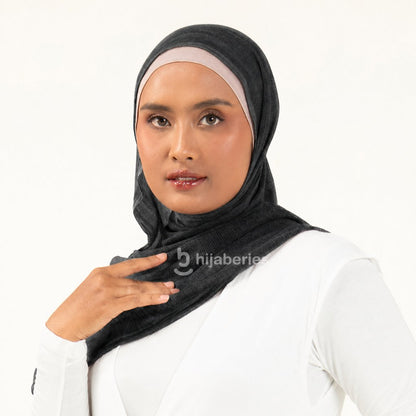 Hijaberies - Sana Knit Airflow Pashmina (Pashmina Motif Knit Airflow Anti Gerah)