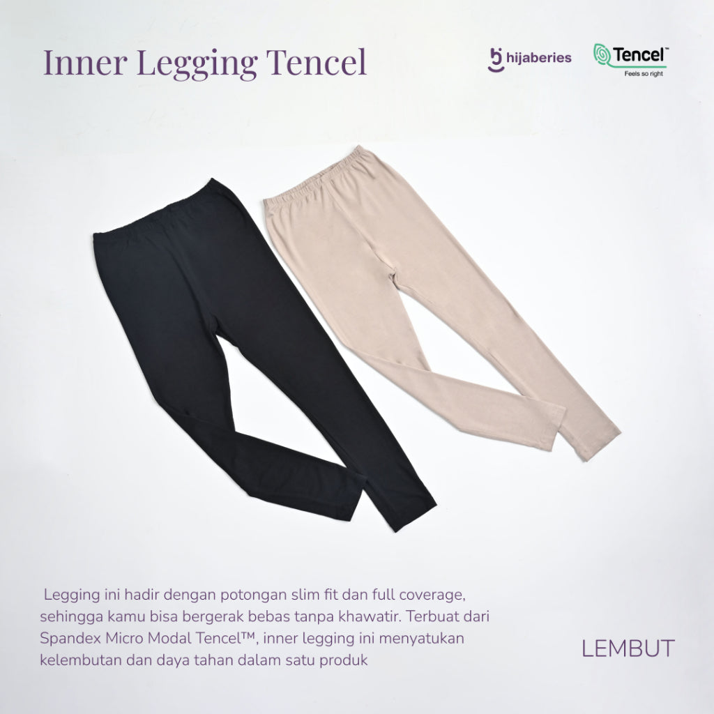 Hijaberies - Legging Tencel Reguler & Plus Size (Legging Spandex Micro Modal Tencel)
