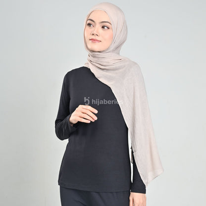 Hijaberies - Inner Top Longsleeve Tencel Reguler & Plus Size (Kaos Manset Spandex Micro Modal Tencel)