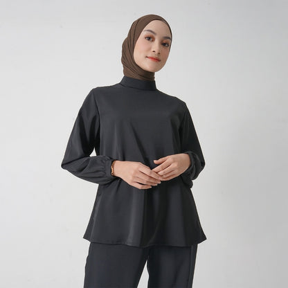 Hijaberies - Basic Flowy Blouse (Blouse Wanita Bahan Polyseter Premium)