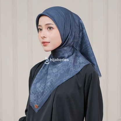 Hijaberies - Atalia Digital Pouch (Hijab Motif Segiempat Ukuran 110x110 cm)