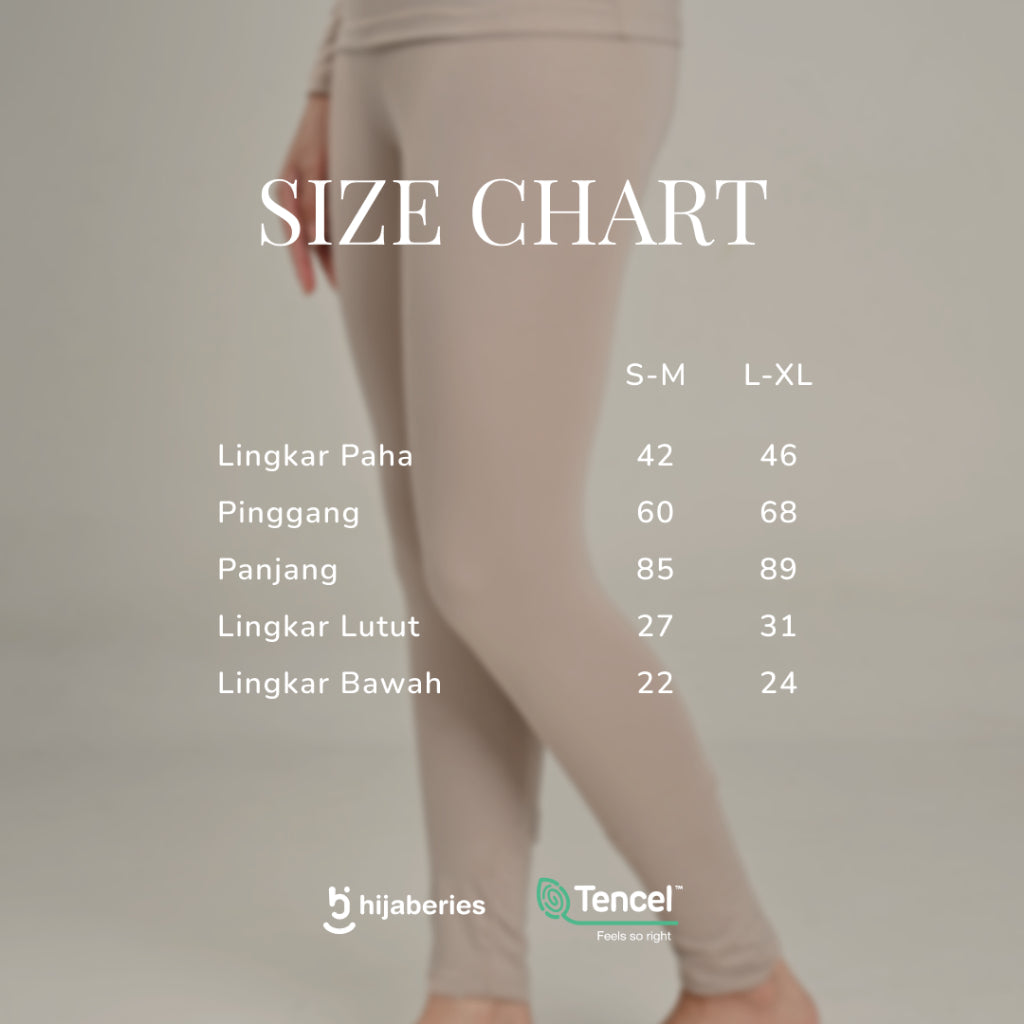 Hijaberies - Legging Tencel Reguler & Plus Size (Legging Spandex Micro Modal Tencel)