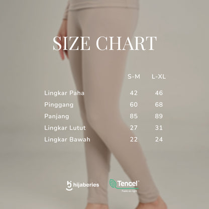Hijaberies - Legging Tencel Reguler & Plus Size (Legging Spandex Micro Modal Tencel)