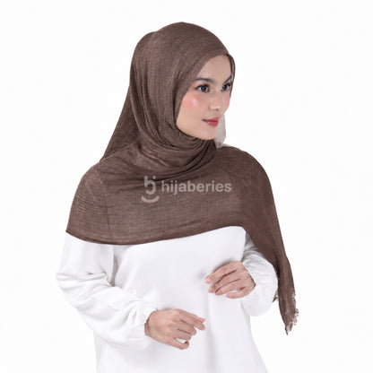 Hijaberies - Sana Knit Airflow Pashmina (Pashmina Motif Knit Airflow Anti Gerah)