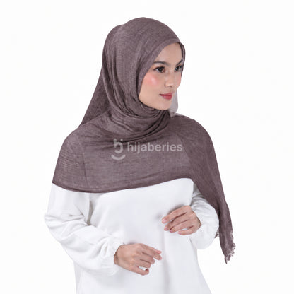 Hijaberies - Sana Knit Airflow Pashmina (Pashmina Motif Knit Airflow Anti Gerah)