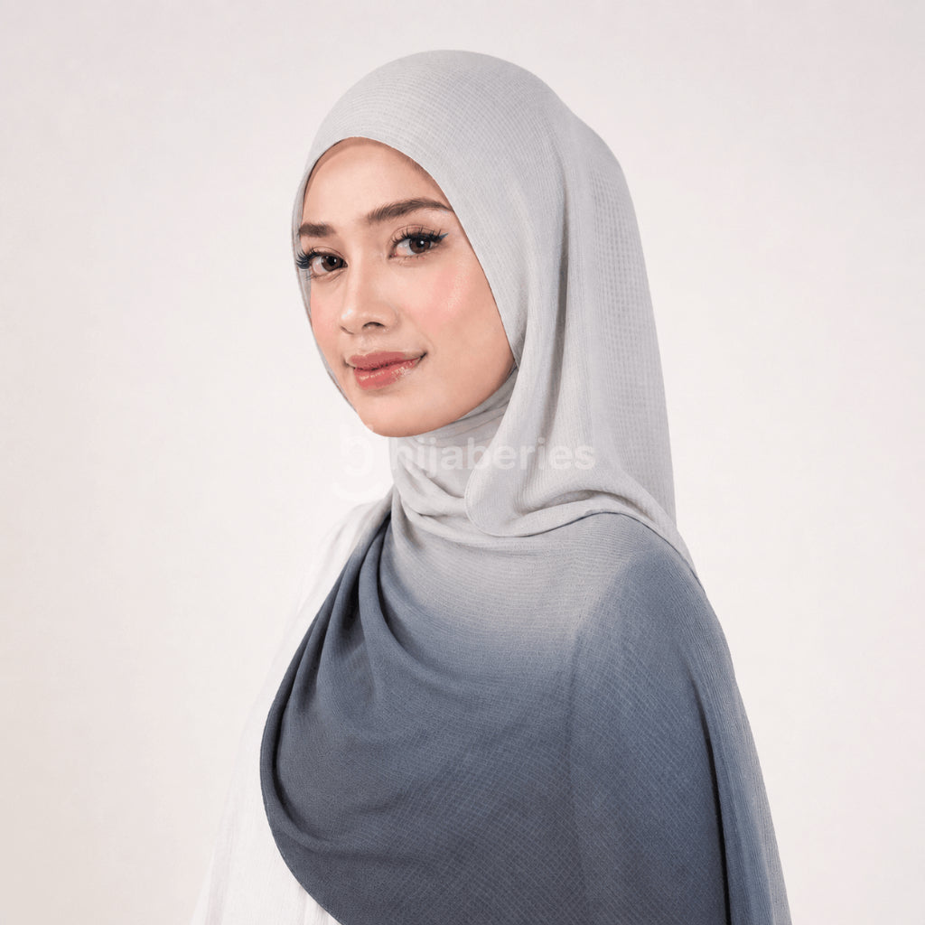 Hijaberies - Aire Gradient Pashmina (Soft Knit Pashmina Motif)