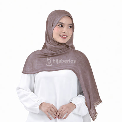 Hijaberies - Sana Knit Airflow Pashmina (Pashmina Motif Knit Airflow Anti Gerah)