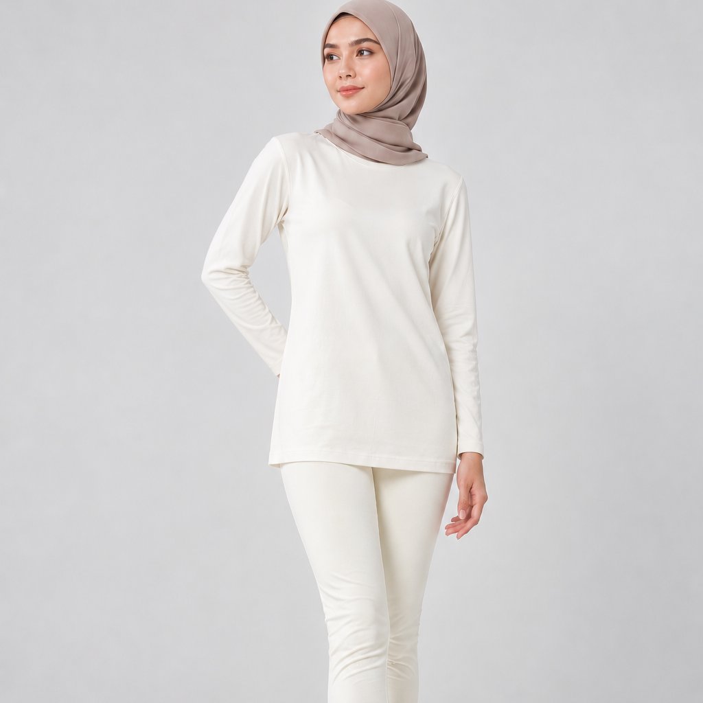 Hijaberies - Legging Cool Touch Reguler dan Plus Size (Celana Legging Adem untuk Daily Wear)