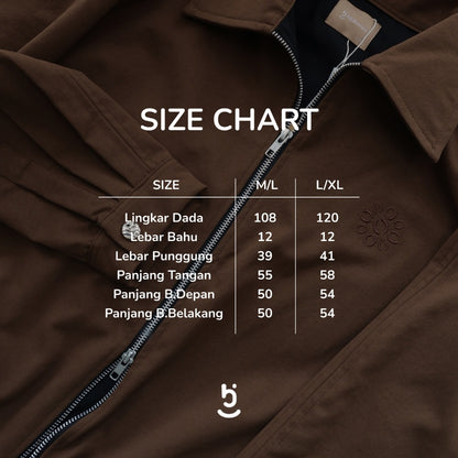 Hijaberies - Zip Blouson (Cropped Jacket Double Zip)