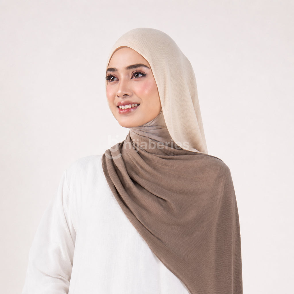 Hijaberies - Aire Gradient Pashmina (Soft Knit Pashmina Motif)