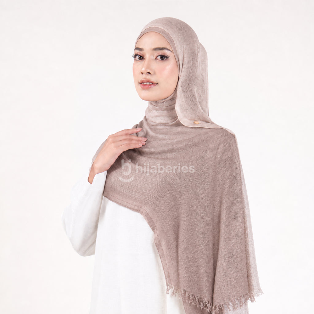 Hijaberies - Pashmina Festive Collection (Hijab Pashmina Premium Elegan dan Flowy untuk Kondangan, Lebaran & Acara Spesial)
