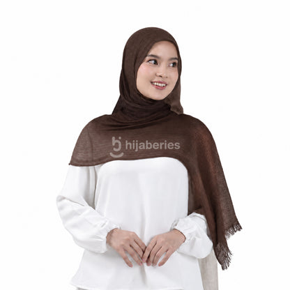 Hijaberies - Sana Knit Airflow Pashmina (Pashmina Motif Knit Airflow Anti Gerah)