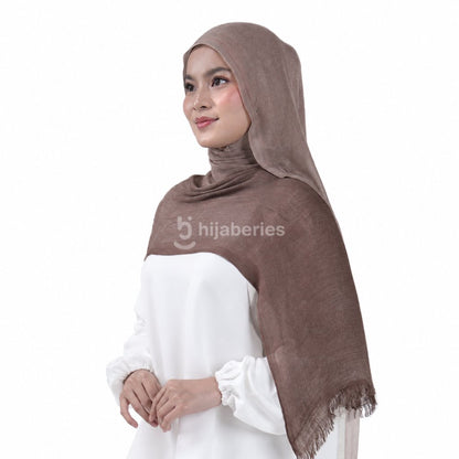 Hijaberies - Sana Knit Airflow Pashmina (Pashmina Motif Knit Airflow Anti Gerah)