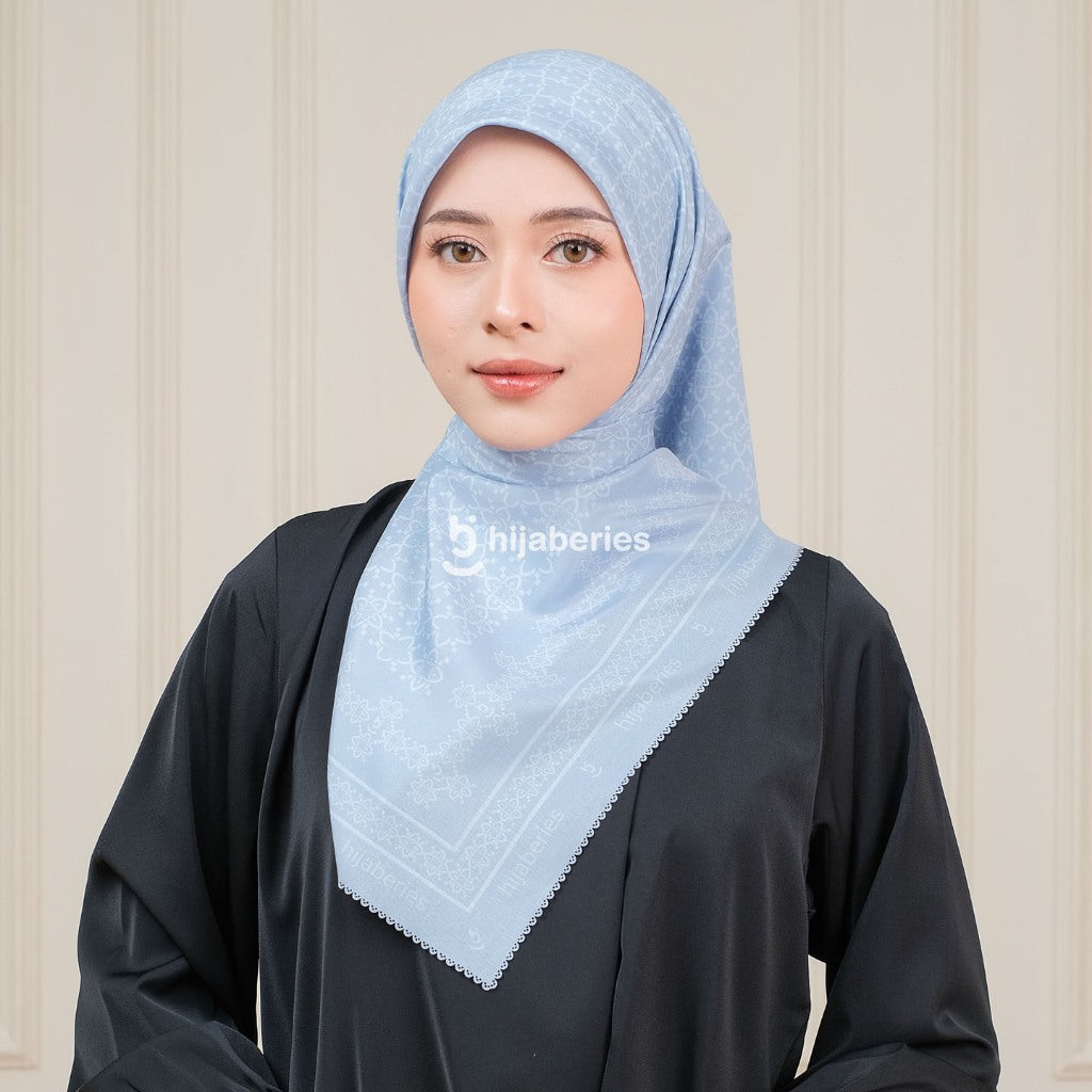 Hijaberies - Atalia Digital Pouch (Hijab Motif Segiempat Ukuran 110x110 cm)
