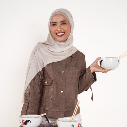 Hijaberies - Pashmina Festive Collection (Hijab Pashmina Premium Elegan dan Flowy untuk Kondangan, Lebaran & Acara Spesial)