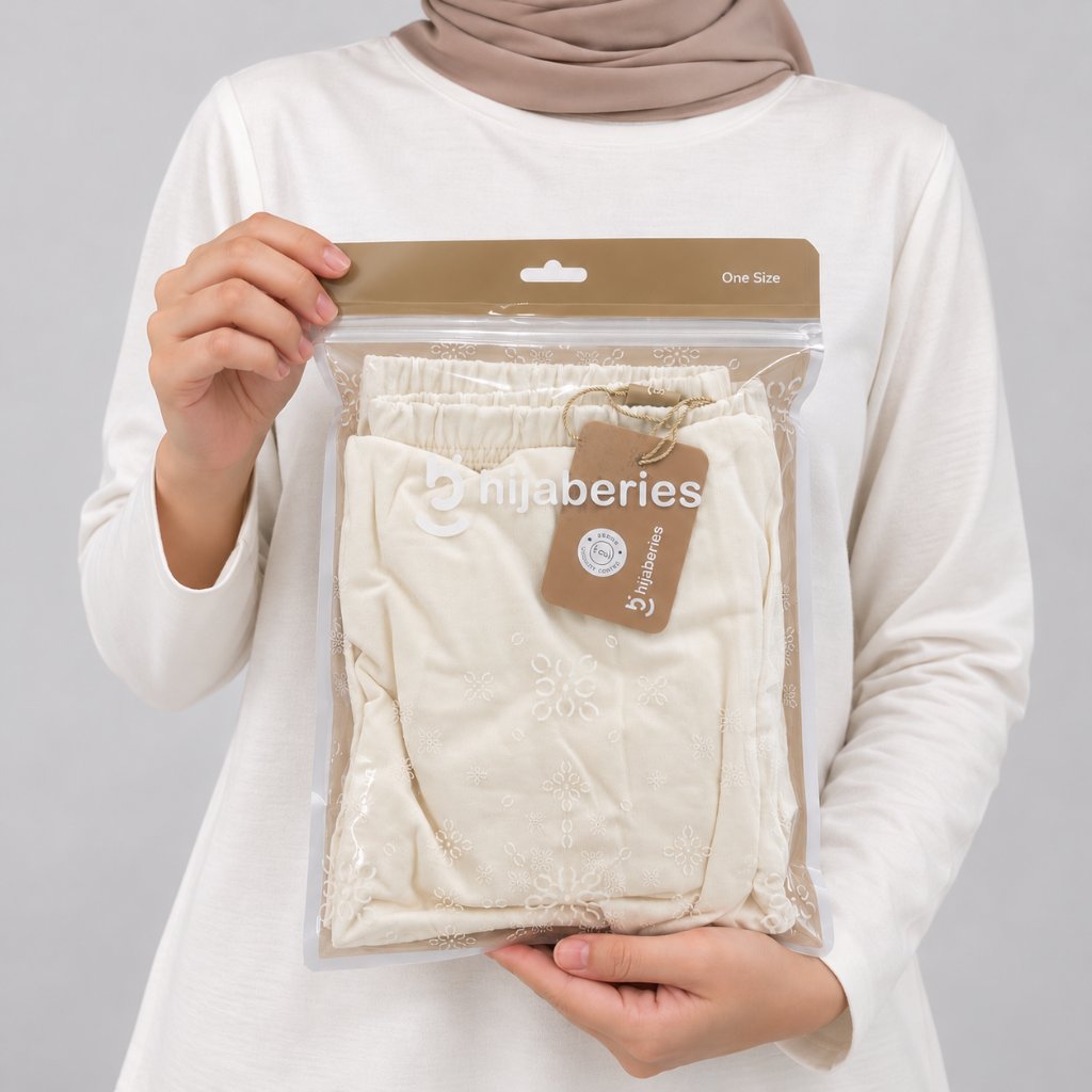 Hijaberies - Legging Cool Touch Reguler dan Plus Size (Celana Legging Adem untuk Daily Wear)