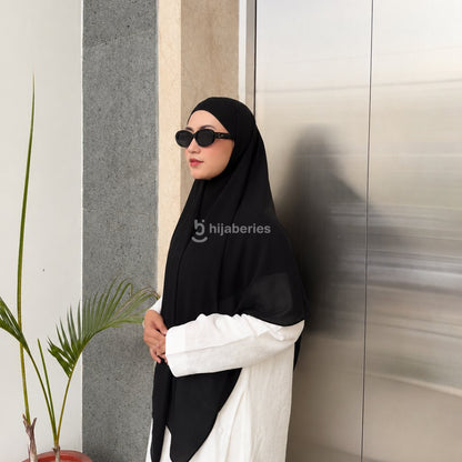 Hijaberies - Khimar Bandana Syar'i (Jilbab Syar'i Instant bahan Ceruty ukuran 140x140cm)