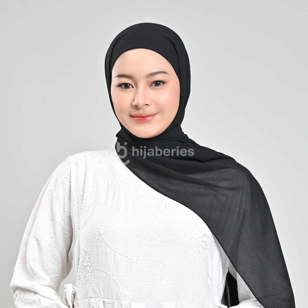 Hijaberies - Malaka Pashmina 2in1 Inner (Hijab Pashmina Instan dengan Fitur Inner)