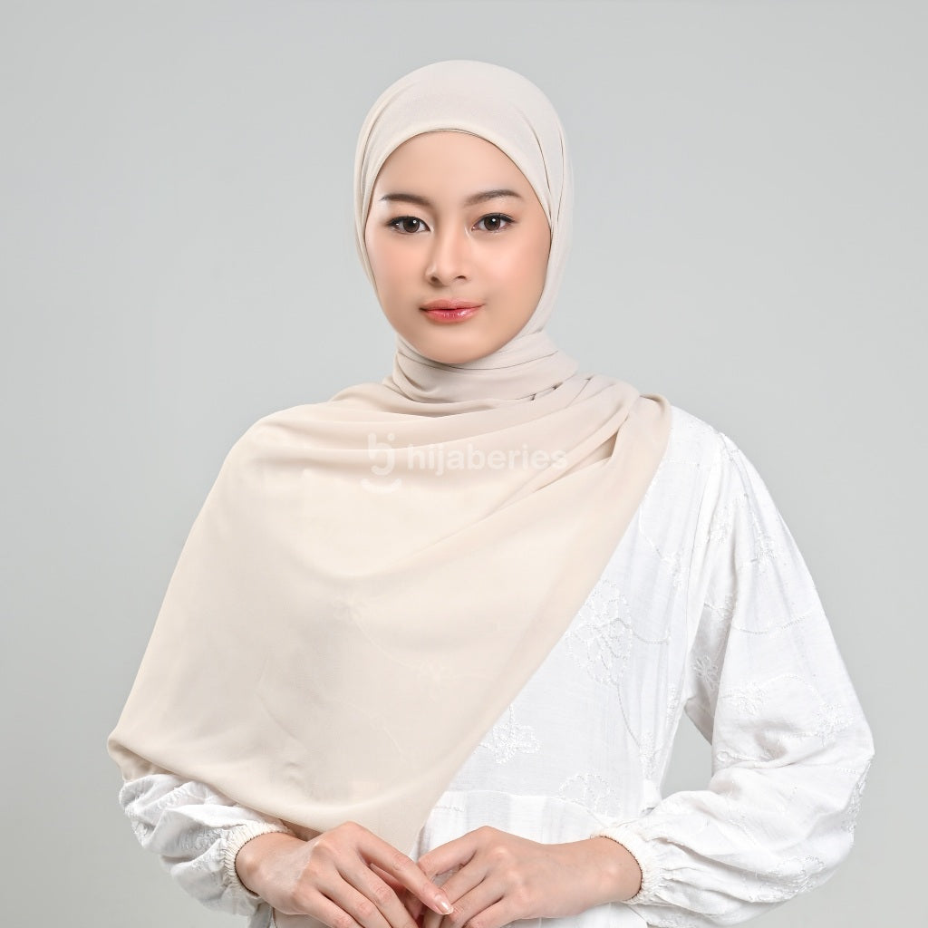 Hijaberies - Malaka Pashmina 2in1 Inner (Hijab Pashmina Instan dengan Fitur Inner)