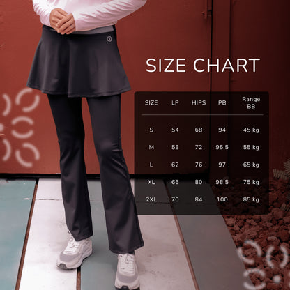 Hijaberies Motion Series - Skirt & Pants (2 in 1 Legging Celana Rok Olahraga)