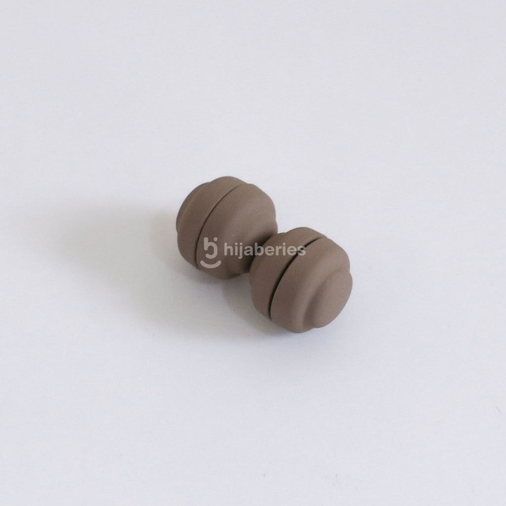 Hijaberies - Pin Magnet Hijab Doff (Aksesoris Bahan Stainless Steel Ukuran 13mm)