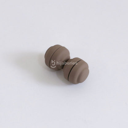 Hijaberies - Pin Magnet Hijab Doff (Aksesoris Bahan Stainless Steel Ukuran 13mm)