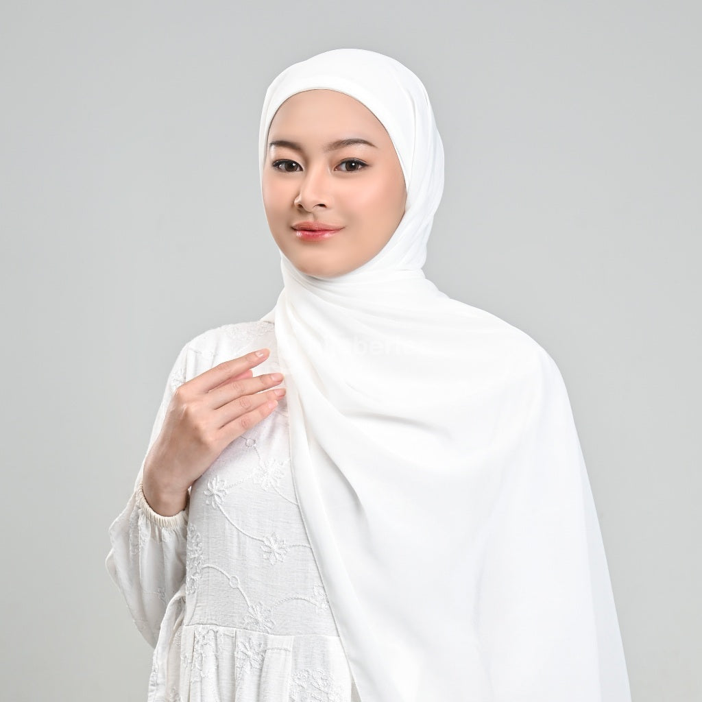 Hijaberies - Malaka Pashmina 2in1 Inner (Hijab Pashmina Instan dengan Fitur Inner)