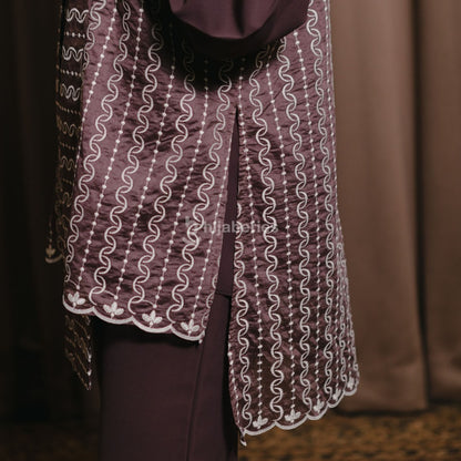 Hijaberies - Papersilk Embroidery Vest (Vest Anggun dengan Detail Bordir Mewah | Cocok Untuk Acara Formal/Kondangan/Raya)