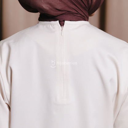 Hijaberies - Fitted Basic Blouse ( Blouse Wanita bahan Premium Poly | Cocok Untuk Acara Formal/Kondangan/Raya)