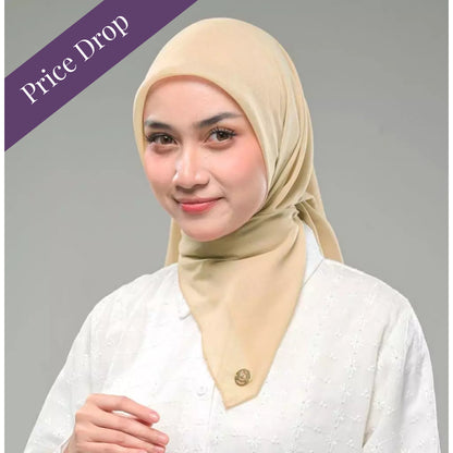 Hijaberies - Paris Legend (Hijab Segi Empat 110x110 cm)