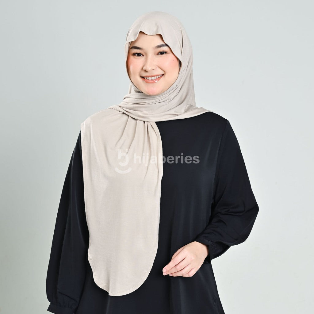 Hijaberies - Pashmina Oval Instan Tencel 3in1  (Pashmina Oval Instan 3in1 Bahan Micro Modal Tencel)