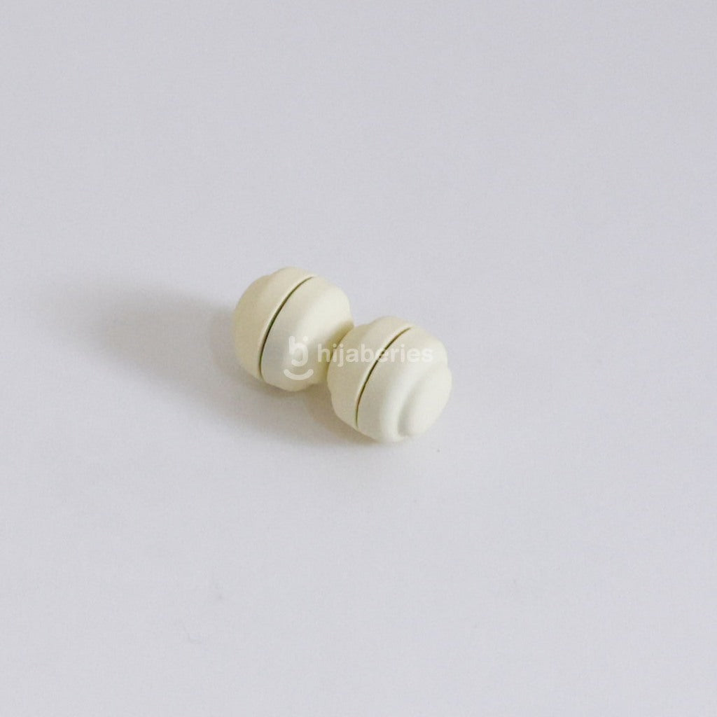 Hijaberies - Pin Magnet Hijab Doff (Aksesoris Bahan Stainless Steel Ukuran 13mm)