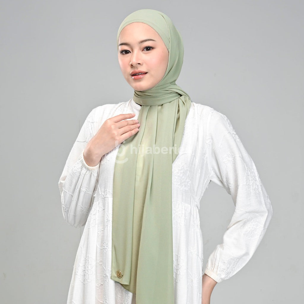 Hijaberies - Malaka Pashmina 2in1 Inner (Hijab Pashmina Instan dengan Fitur Inner)