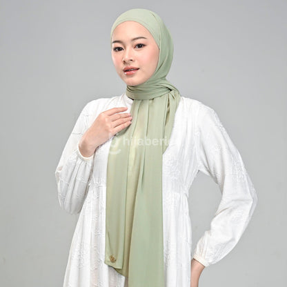 Hijaberies - Malaka Pashmina 2in1 Inner (Hijab Pashmina Instan dengan Fitur Inner)