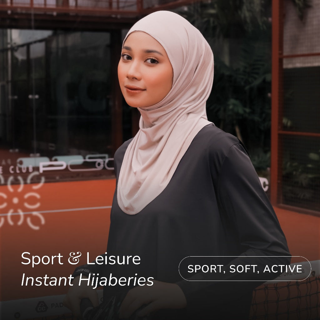 Hijaberies Motion Series - Sport & Leisure Instant (Bergo Sport Bahan TENCEL™ Micro Modal)