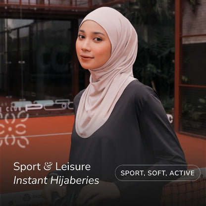 Hijaberies Motion Series - Sport & Leisure Instant (Bergo Sport Bahan TENCEL™ Micro Modal)