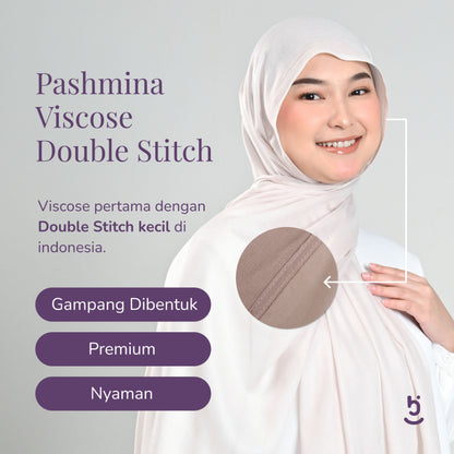 Hijaberies - Viscose Modal Double Stitch Pashmina
