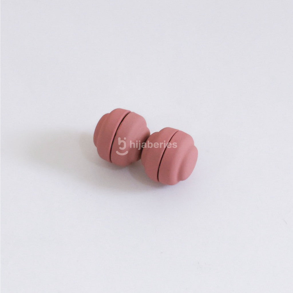 Hijaberies - Pin Magnet Hijab Doff (Aksesoris Bahan Stainless Steel Ukuran 13mm)