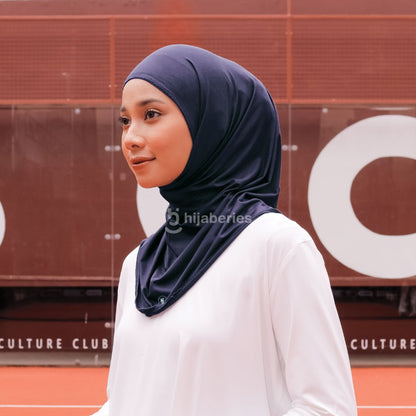 Hijaberies Motion Series - Sport & Leisure Instant (Bergo Sport Bahan TENCEL™ Micro Modal)
