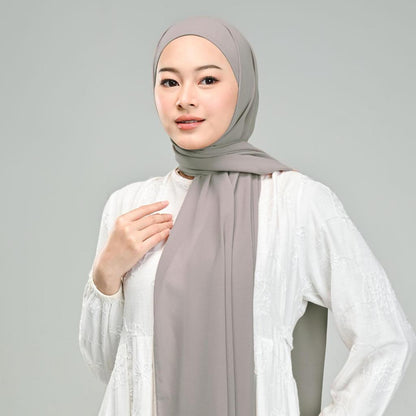 Hijaberies - Malaka Pashmina 2in1 Inner (Hijab Pashmina Instan dengan Fitur Inner)