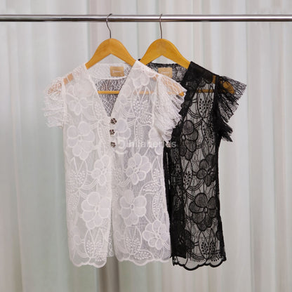 Hijaberies - Chantily Vest Kids (Vest Cantik dengan Look Anggun untuk Anak Perempuan | Cocok Untuk Acara Formal/Kondangan/Raya)