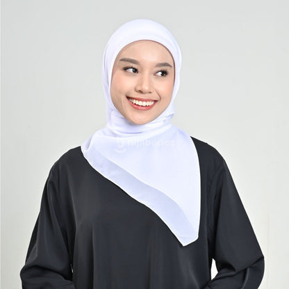 Hijaberies - Pollycotton Premium Nura Square (Kerudung Potton Jahit Tepi dan Neci)