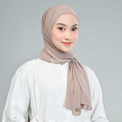 Hijaberies - Malaka Pashmina 2in1 Inner (Hijab Pashmina Instan dengan Fitur Inner)
