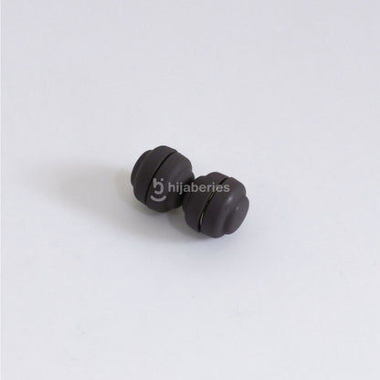Hijaberies - Pin Magnet Hijab Doff (Aksesoris Bahan Stainless Steel Ukuran 13mm)