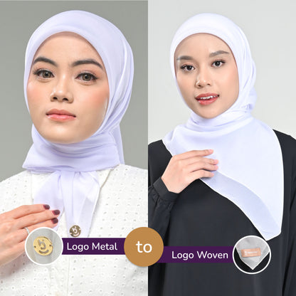 Hijaberies - Pollycotton Premium Nura Square (Kerudung Potton Jahit Tepi dan Neci)
