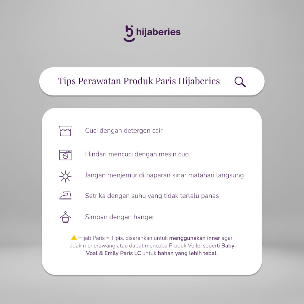 Hijaberies - Paris Basic Japan (Hijab Segiempat Paris Neci)