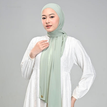 Hijaberies - Malaka Pashmina 2in1 Inner (Hijab Pashmina Instan dengan Fitur Inner)