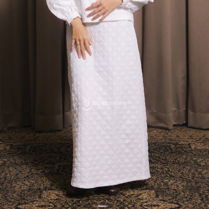 Hijaberies - Jacquard Pattern Skirt (Rok Wanita dengan Pattern Jacquard | Cocok Untuk Acara Formal/Kondangan/Raya)